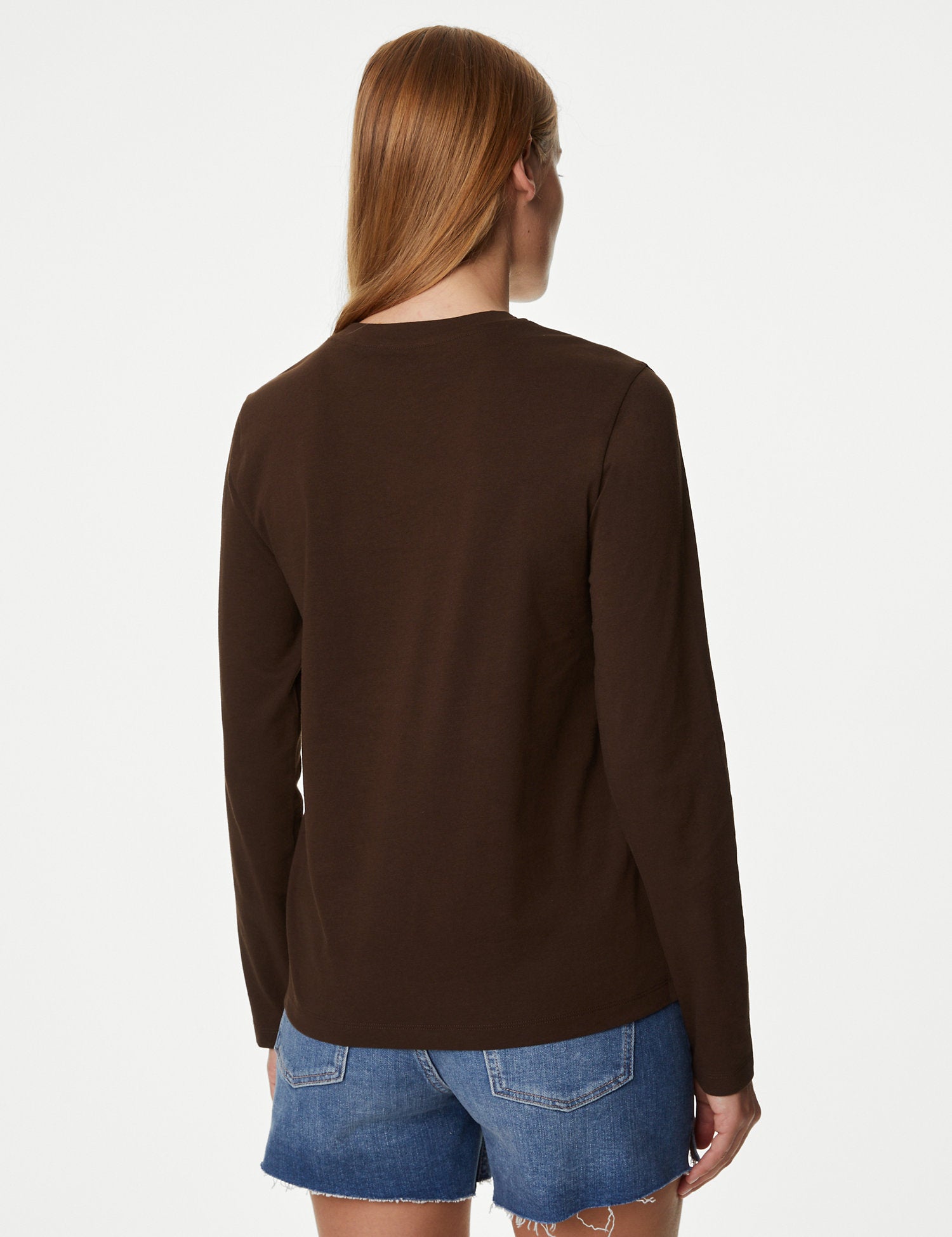 Camiseta básica de manga larga