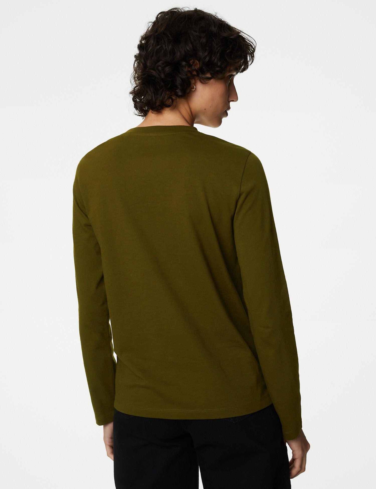 Camiseta básica de manga larga