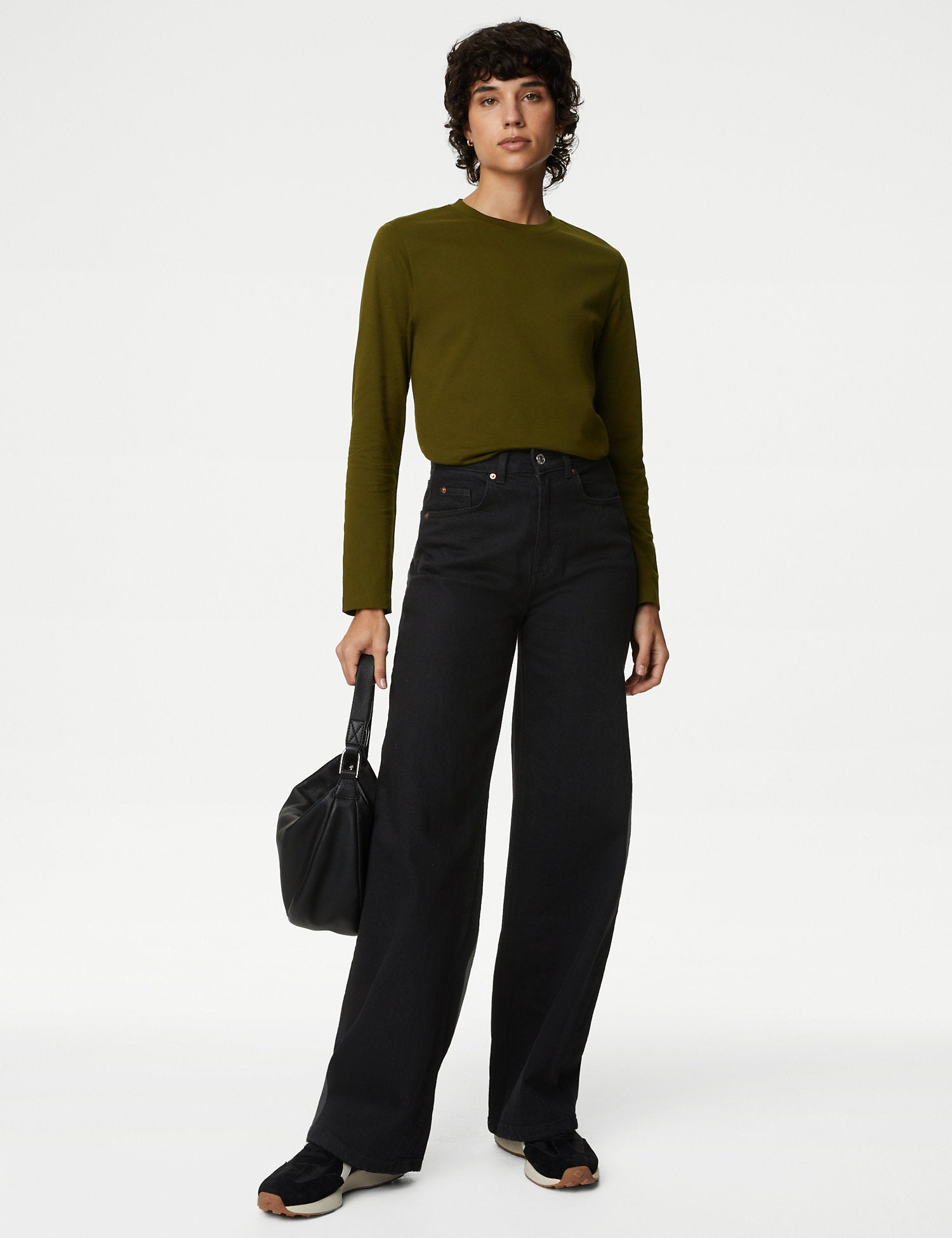 Camiseta básica de manga larga