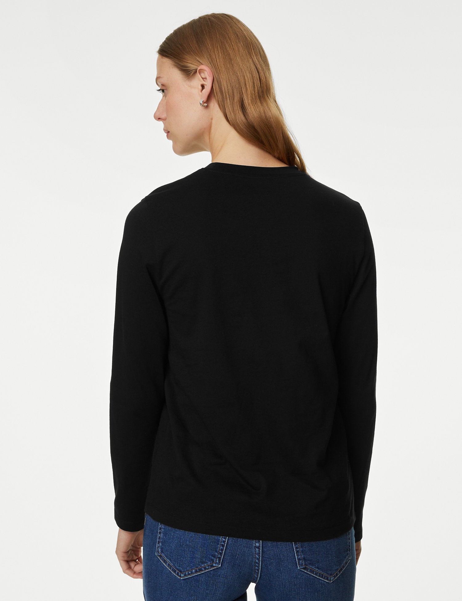 Camiseta básica de manga larga