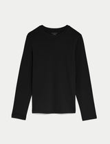 Camiseta básica de manga larga