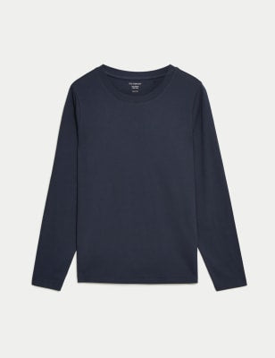 Camiseta básica de manga larga