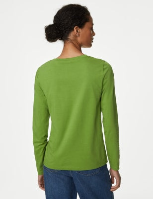 Camiseta básica de manga larga