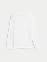 Camiseta básica de manga larga