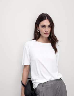 Camiseta de manga corta relax