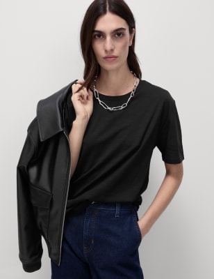 Camiseta de manga corta relax