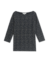 Camiseta de manga semilarga estampada