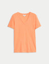 Camiseta de manga corta con escote pico Everyday