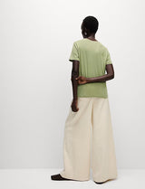 Camiseta de manga corta básica ajustada