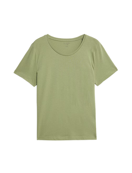 Camiseta de manga corta básica ajustada