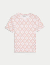 Camiseta estampada de manga corta