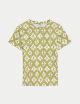 Camiseta estampada de manga corta