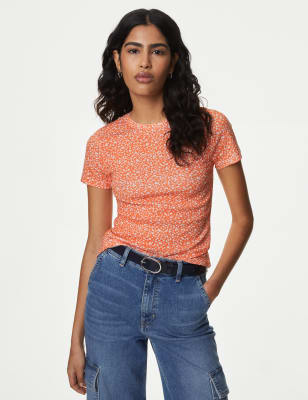 Camiseta estampada de manga corta