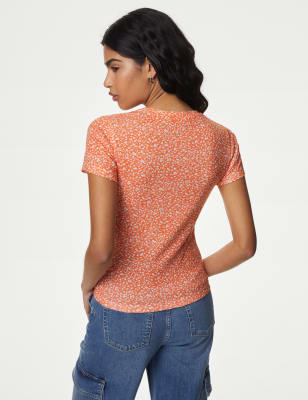 Camiseta estampada de manga corta