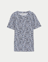 Camiseta estampada de manga corta