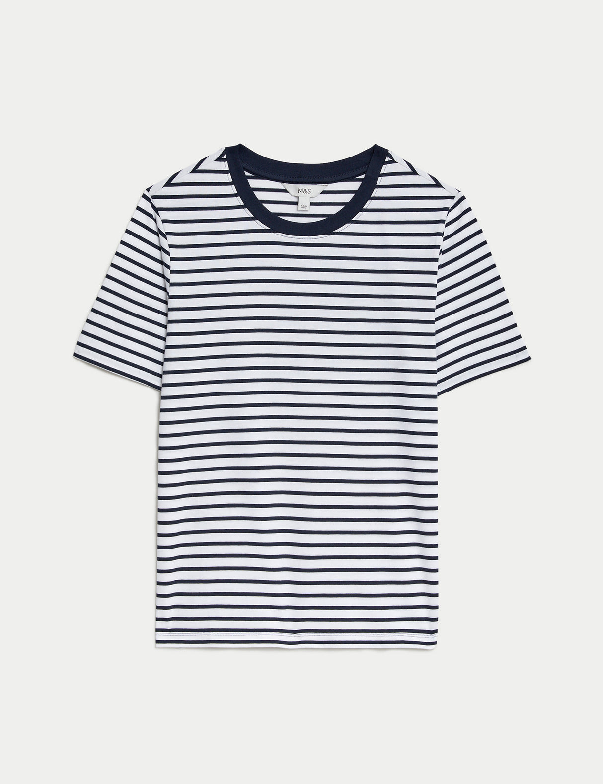 Camiseta rayas de manga corta