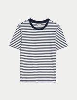 Camiseta rayas de manga corta