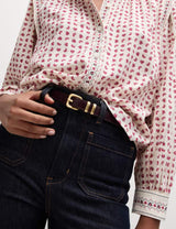 Blusa de manga larga con diseño