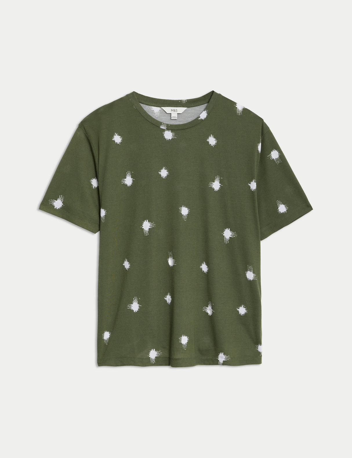 Camiseta estampada de manga corta de estilo relax