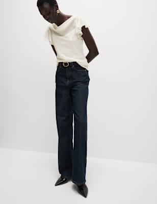 Blusa de manga corta Chiffon