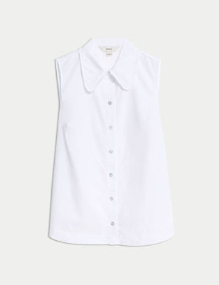 Blusa camisera sin mangas