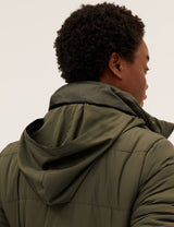 Chaqueta larga acolchada