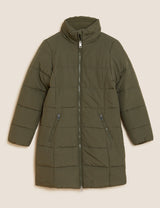 Chaqueta larga acolchada