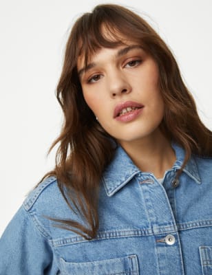 Chaqueta Denim larga