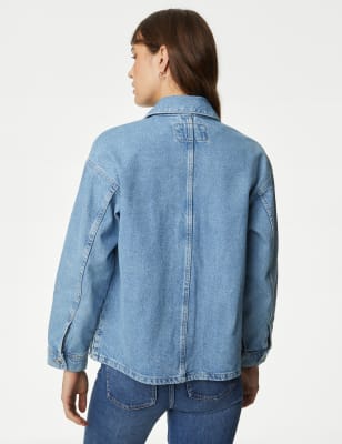 Chaqueta Denim larga