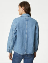 Chaqueta Denim larga