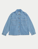 Chaqueta Denim larga