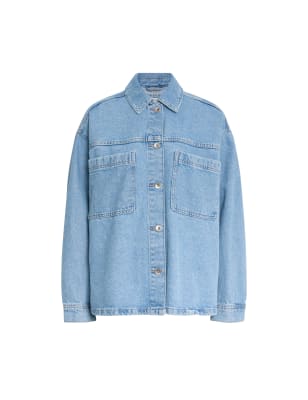 Chaqueta Denim larga