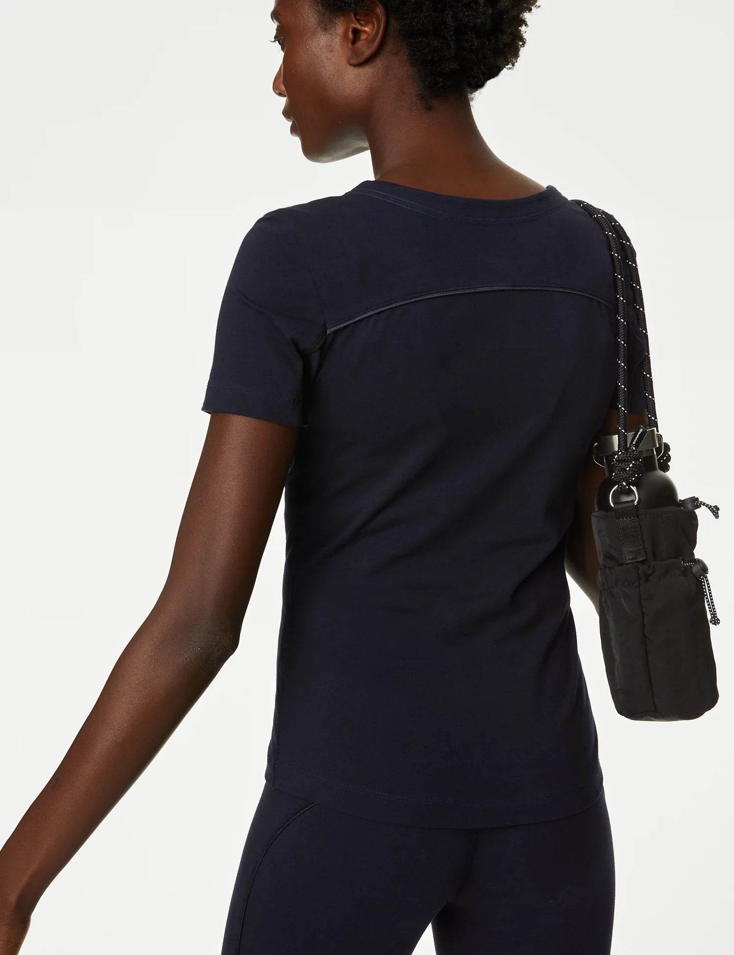 Top de manga corta de algodón Active Good Move