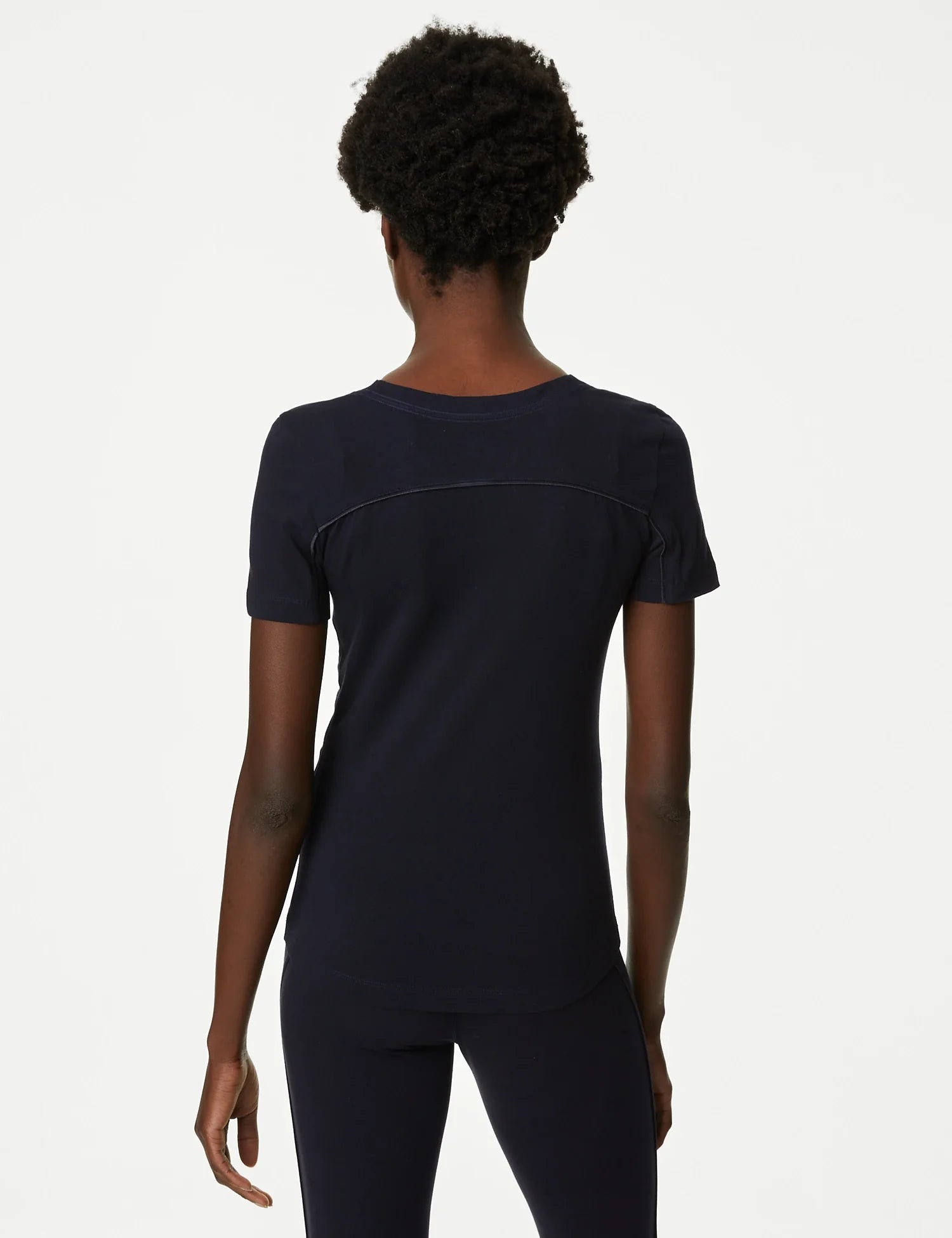 Top de manga corta de algodón Active Good Move