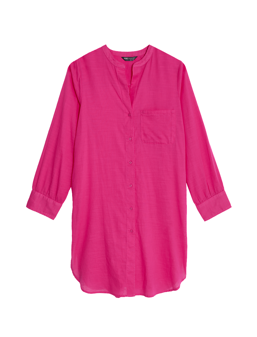 Vestido de playa camisero