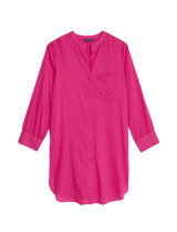 Vestido de playa camisero