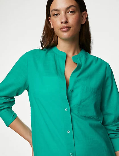Vestido de playa camisero