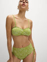 Parte alta de bikini con diseño