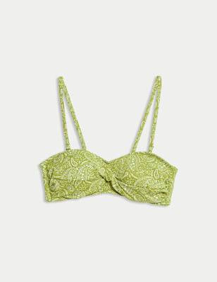 Parte alta de bikini con diseño