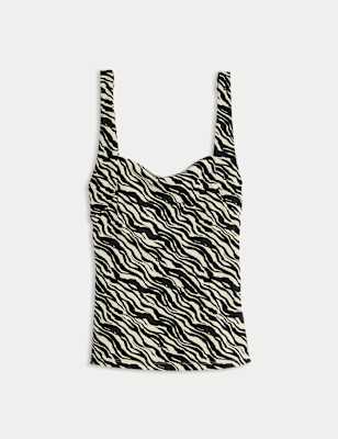 Tankini con diseño Cebra