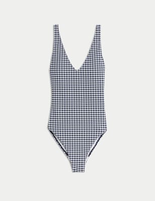 Bañador de cuadritos Vichy