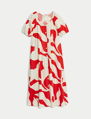 Vestido de lino diseño botones
