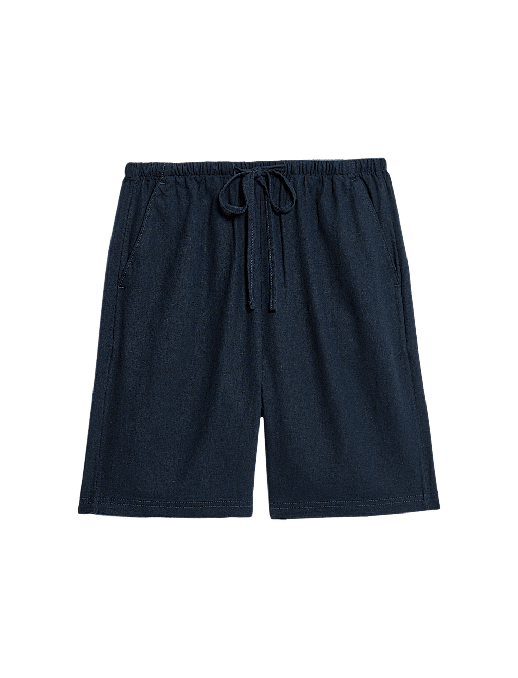 Pantalón corto de lino viscosa