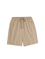 Pantalón corto de lino viscosa