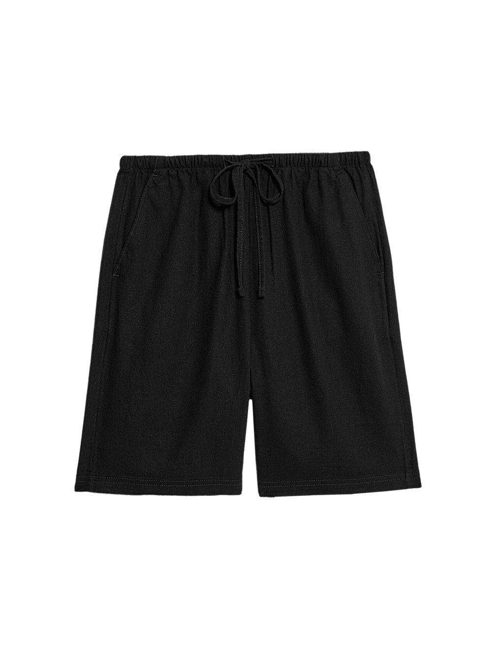 Pantalón corto de lino viscosa