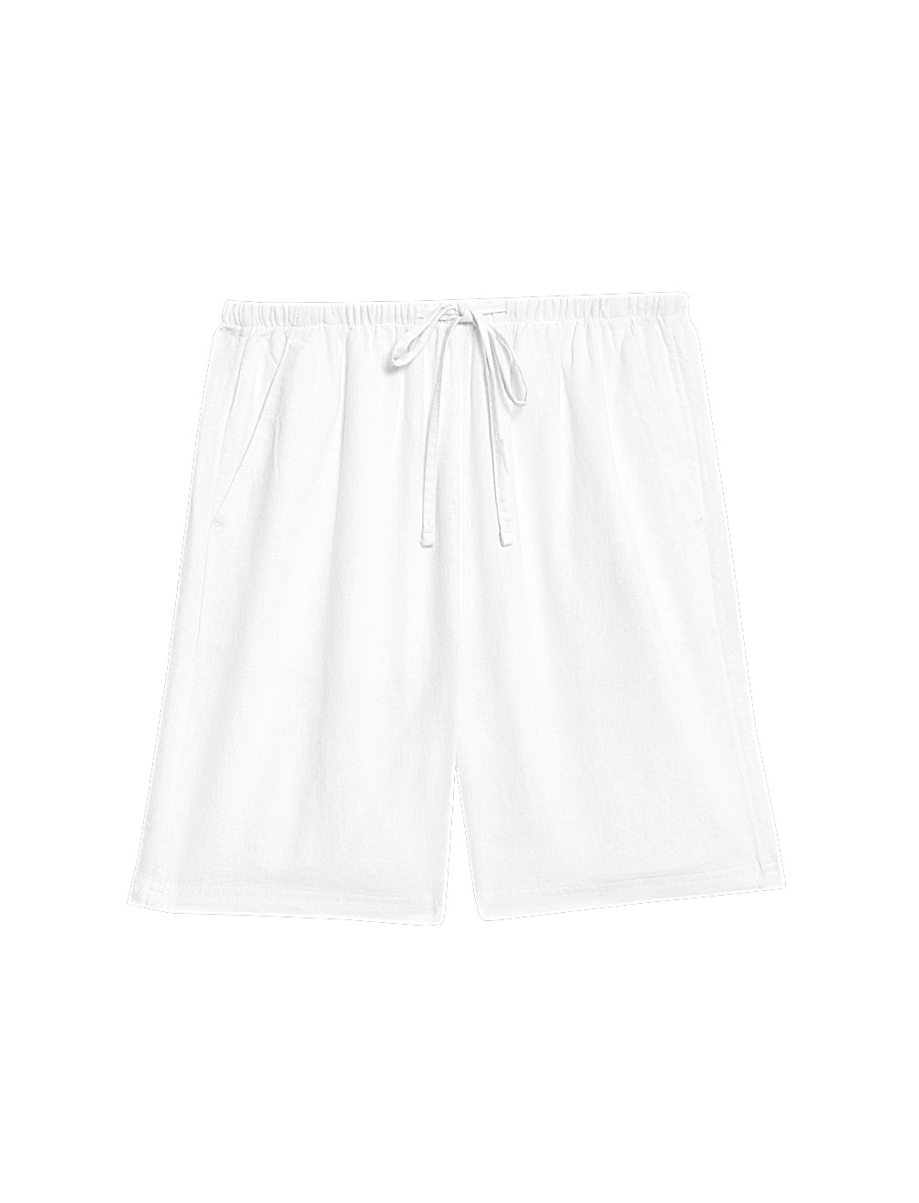 Pantalón corto de lino viscosa