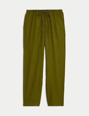 Pantalón de lino viscosa