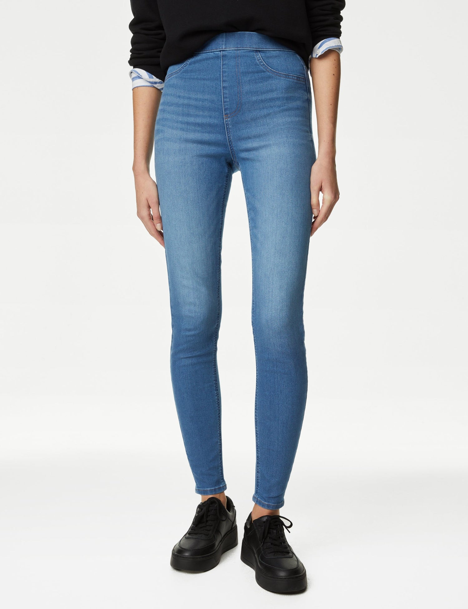 Jegging cintura alta