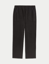 Pantalón casual jogger de corte recto