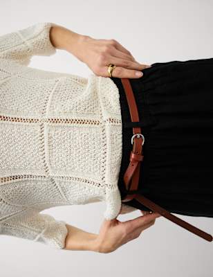 Pantalón pescador de lino viscosa
